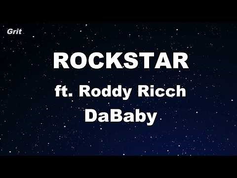 Karaoke♬ ROCKSTAR ft. Roddy Ricch - DaBaby 【No Guide Melody】 Instrumental