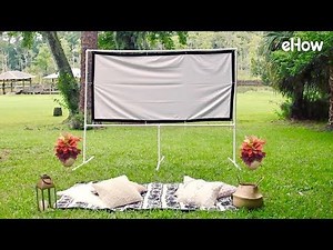 How to Make a Backyard Movie Screen