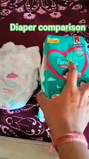 Diaper comparison xxl vs L#diaperbagbackpack #diapers