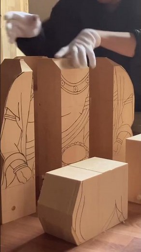 【仏像彫刻】秘密の技法 寄木造り #woodart #木彫 #diy #skulpture