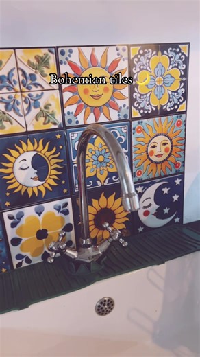 DIY Bohemian Kitchen Tiles for Mental Wellness