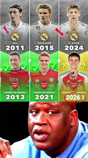 From Madrid to Arsenal — Will Arda Güler Continue the Legacy? 😳⚽🔥