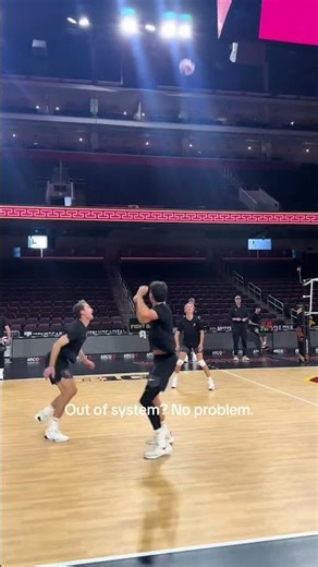 The set, the court awareness, the swing #volleyball