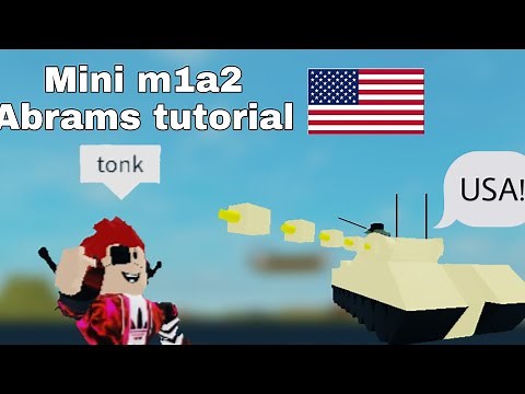 Plane crazy mini m1a2 abrams tutorial [ROBLOX]
