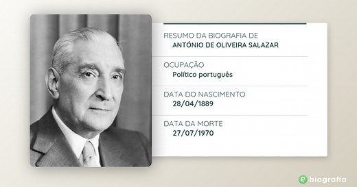 Biografia de Ant�nio de Oliveira Salazar - eBiografia