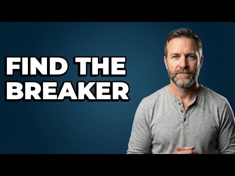 Where is the circuit breaker for a wall switch?