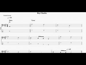 Ray Charles - Let It Be (bass tab)