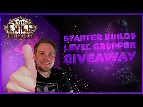 Pläne für PoE 3.14 Ultimatum: League Starter Builds, Leveling Gruppen und Giveaway