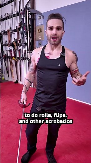 Acrobatics WORK in a Sword Fight?! #sword #fantasy #history