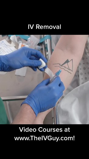 Safe and Proper IV Removal Techniques