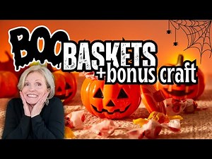 BOO Baskets With Me and BONUS Halloween Craft With Ravens