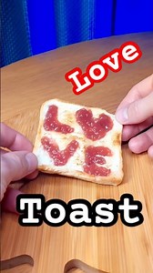 Raspberry Love Toast ❤️🍞