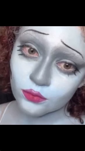Isabelle | Makeup Artist ✨🇵🇷 on Instagram: "CORPSE BRIDE EMILY COSPLAY 🔖 What’d you think? *gifted products: @mehronmakeup Cream Blend Stick in Pastel Blue and 8 Color Magnetic Paradise Palette (Basic)* #makeup #cosplay #timburton #corpsebride #timburtonmakeup #makeuplook #cosplaymakeup #makeuptutorial #makeuplook #creativemakeup #makeupartist #makeupartistsworldwide #makeupideas"