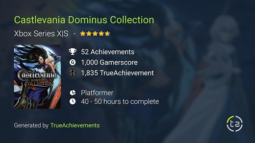 Castlevania Dominus Collection Achievements