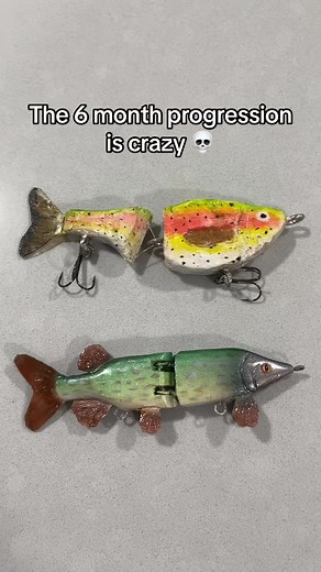Wooden Pike Glide Bait for Bass Fishing - Custom Lures for Summer