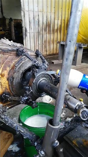 HOW TO SMOOTHEN ROUGH SURFACE IN EXCAVATOR'S DIPPER STICK USING LINE BORING MACHINE