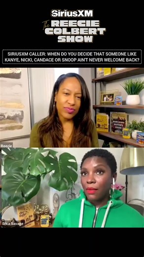 Reecie Colbert on Instagram: "On today's SiriusXM's The #ReecieColbertShow a caller asked "when do we decide that somebody like Snoop, Kanye, Nicki Minaj, or Candace Owens ain't never welcome back?" For me, there are shades of betrayal with none bigger than Kanye West. Nicki is a lawn jockey in a lace front but, Ye directly institutionalized white nationalist power. His Wall Street Journal op-ed was about access not an apology."