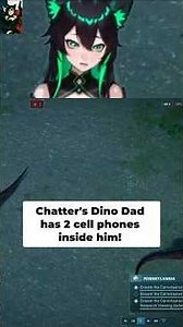 Dinosaurs With Cell Phones?! Alpha Dino Has 2! #shorts #gaming #Vtuber