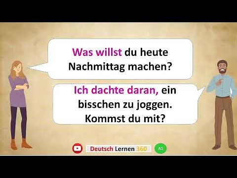Deutsch Lernen Mit Dialogen A2|| Deutsch Lernen Durch Dialog A2 - Deutsch Lernen Mit Gesprächen