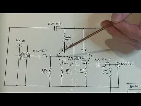 Tube Lab #20b How to Read a Tube Preamp Schematic for Beginners
