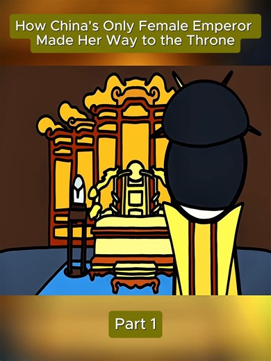 How China's Only Female Emperor Made Her Way to the Throne part 1#animatedcartoon #animation #stickman