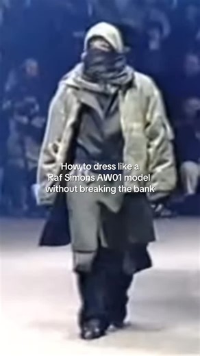403RCHVE on Instagram: "How to dress like a Raf Simons AW01 model, without breaking the bank."