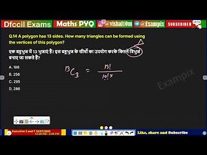 A polygon has 13 sides. How many triangles can be formed using the vertices of this polygon?