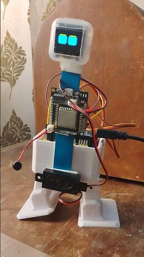 Offline voice controlled robot using VC-02 AI Thinker module