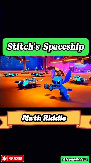 Stitch’s Spaceship Math Challenge! 🚀 🤯
