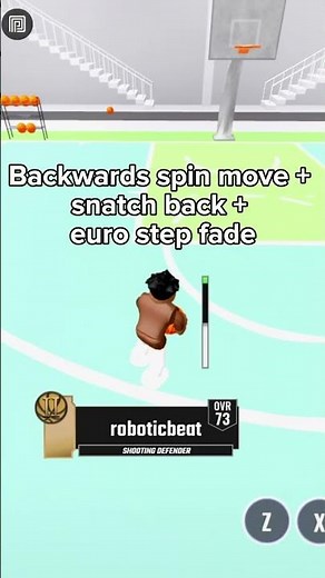 Best dribble combo in playground basketball #playgroundbasketball #roblox #basketball #skills