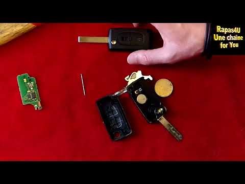 REPLACE YOUR CAR KEY YOURSELF - Peugeot Citroën *CHANGE YOUR CAR KEY* TUTORIAL // Rapas4U