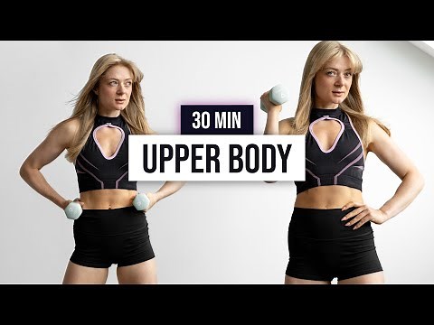 DAY 10: 30 MIN STRONGER UPPER BODY WORKOUT - Toned Arms, Shoulders & Chest (Level Up 2.0 Challenge)