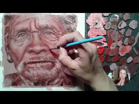 Blotchy Skin? Glazing Fixes This FAST (Acrylic Portrait Painting Tip) | P2L4