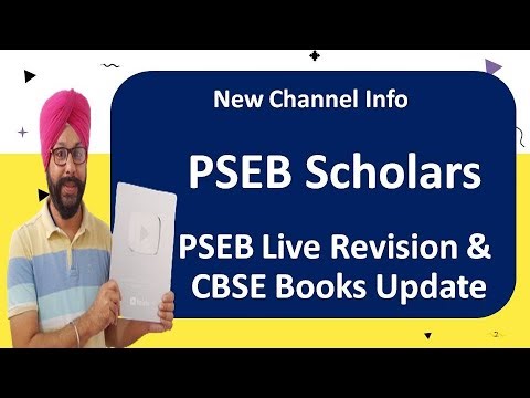 Live - New Channel Update, PSEB Live Revision Update , CBSE Class 10th Punjabi Books Update