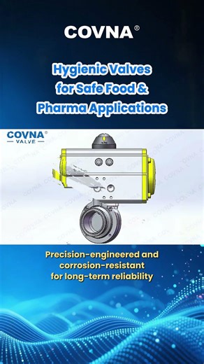 Hygienic Valves for Safe Food & Pharma Applications