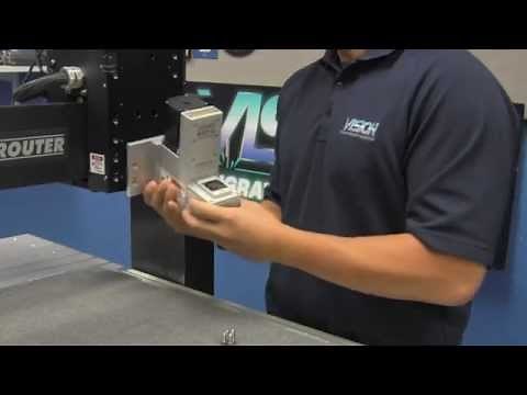 CNC Oscillating Knife Tutorial on Vision's 2550 CNC Router / Engraver