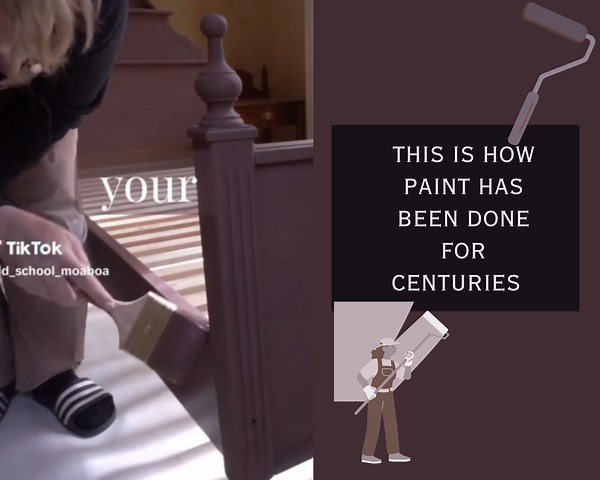 This is how paint has been done for centuries