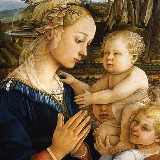 Madonna col Bambino e due angeli di Filippo Lippi
