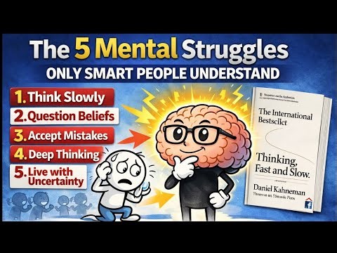The 5 Mental Struggles Only Smart People Understand #psychology