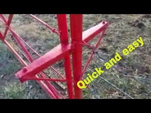 Easy homemade auto gate latch
