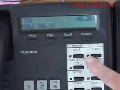 Toshiba Business Telephones Paging Features