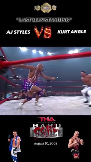 Aj Styles Vs Kurt Angle #tna #tnawrestling #wrestling #wwe #wrestlingtiktok