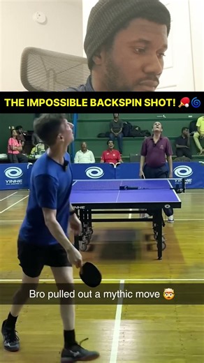 Tennis Shot DEFIES Physics 🏓🤯