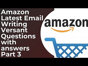 Amazon Email Writing Versant | Amazon Test | Amazon Versant Written Test | Email Writing Tips