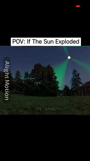 POV. if sun will explode. #cosmolog #scienceofinfinity #scary #Planetra