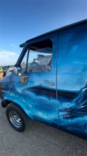 The "Wizard Van" from the 2024 movie Deaner 89...a hilarious headbanger finally makes it after struggling for decades, revealing it was all because of a childhood incident when the dark forces of heavy metal reached out from the grave! Love the van!!👍 🎥Credit: @skidmullet #wizardvan #deaner89 #boogievan #customvan #custompaint #customized #vanlife #vancult #vanculture #vanners #vancrush #oldschoolvans #keepontrucking #letsboogie #groovy #vannin #vanning #vans | The Boogie Van