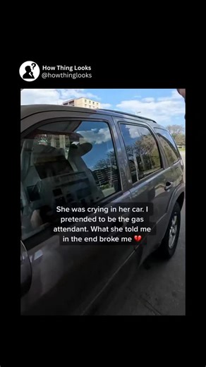 How Things Look on Instagram: "She was crying in her car, lost in a moment where the world clearly felt too heavy to carry alone. Sometimes pain spills out in the quietest places, where no one is supposed to notice and where people feel safest to fall apart. In moments like that, even the smallest interaction can mean more than we realize. Pretending to be the gas attendant was not about a joke or curiosity, but about offering a brief human connection without pressure. A simple question and a ca