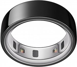 Oura Ring 4 - Schwarz - Größe 7 - Smart Ring | Messen Sie zuerst mit Oura Ring 4 Sizing Kit | Sleep Tracking Wearable - Herzfrequenz - Fitness Tracker - Bis zu 8 Tage Batterielaufzeit
