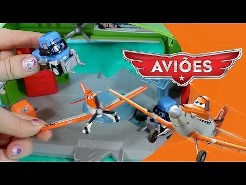 Disney Filme Aviões Hangar da Dottie Dusty Planes Ishani Brinquedos Video
