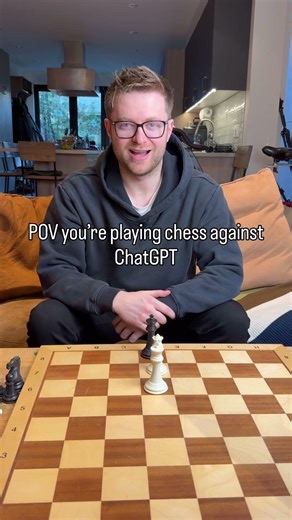 POV you’re playing chess against ChatGPT #chess